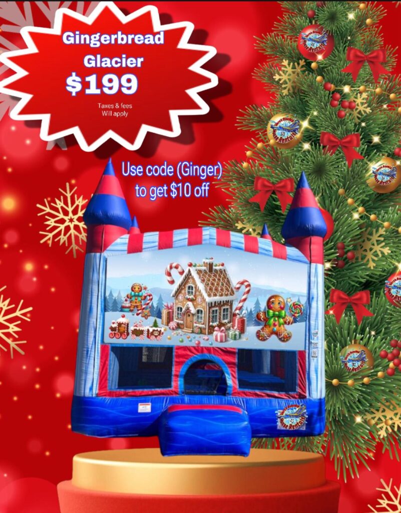 GLACIER GINGERBREAD Vero's Bounce House Rentals LLC